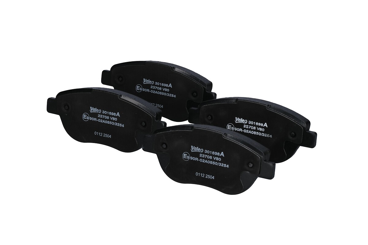 Jeu de 4 plaquettes de frein VALEO ref. 301698A